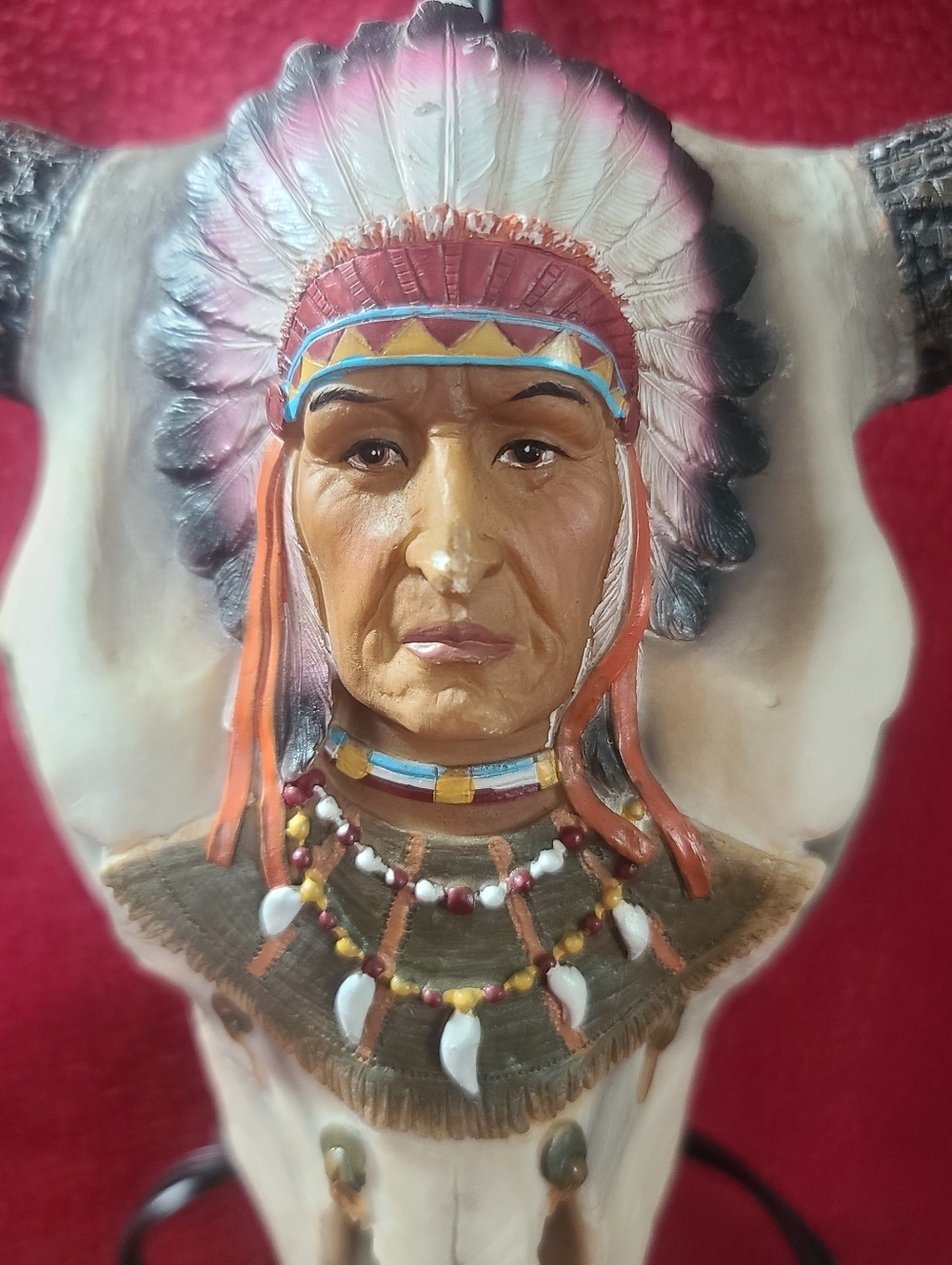 Indian‎ Chief Native American World Of Wonders DWK 2012 Lamp Beautiful Lighting